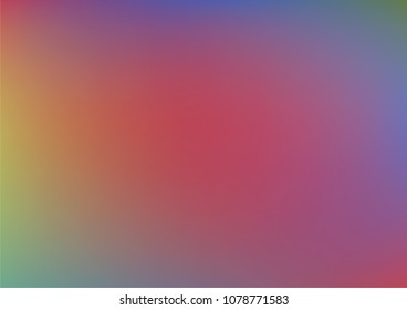 Vibrant Color Overlay Neon Vector Background. Iridescent Gradient Funky Music Cover, Poster Texture. Tech Contrast Blue Red Texture, Abstract Lights, Teal, Paper. Trendy Holographic Background.