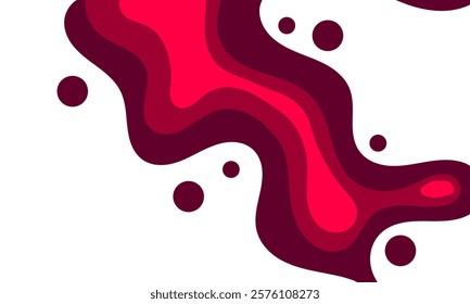 vibrant color purple liquid background. wavy layered style wallpaper. colorful liquid slime. flowing liquid purple background for wallpaper, banner, poster or presentation.