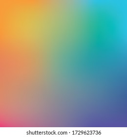 Fondo vibrante de color y borrosa, arte de textura abstracta y tema de fondo de pantalla Ilustración vectorial