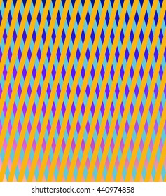 vibrant colored striped vector pattern on color gradient background. pattern can be tilled seamlessly. 