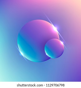 Vibrant colorful abstract gradient background. Pink and violet colored design for yor brochure or flyer project, cover, print, presentation, poster. Minimal design vector illustration