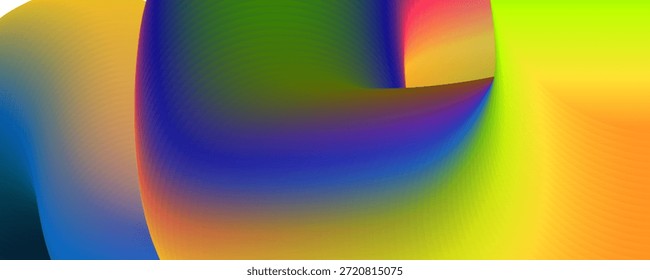 Elemento de design vibrante, colorido e abstrato
