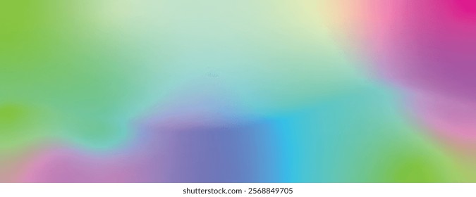 A vibrant, colorful background with a smooth gradient texture. The background features green and pink hues blending seamlessly together. Minimal abstract gradient vector background