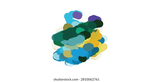 vibrant colorful cloud explosion in abstract style featuring energetic shapes and dynamic design use for creative projects and artistic expressions