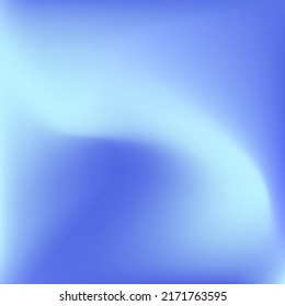 Vibrant Colorful Color Bright Dark Wallpaper. Fluid Liquid Wavy Dynamic Ocean Smooth Surface. Sky Pastel Cold Blue Curve Swirl Gradient Mesh. Blurred Light Indigo Vivid Water Gradient Background.