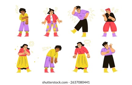 Vibrant and Colorful Dance Illustrations Featuring a Wide Range of Diverse Characters