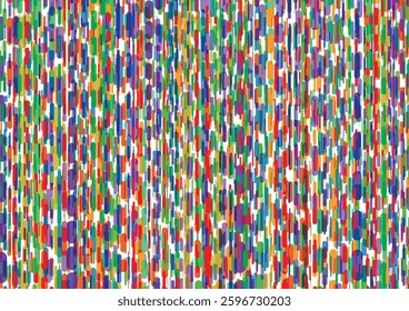 Vibrant and colorful dashed stripes