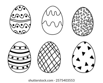 Vibrant and Colorful Decorative Easter Eggs Ideal for a Joyful Seasonal Celebration