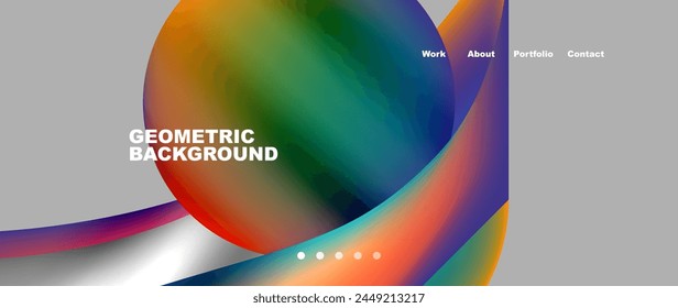 Vibrant and colorful geometric background featuring a center circle in electric blue and magenta hues. This artistic pattern is perfect for macro photography projects or graphic design