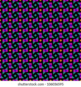 Vibrant Colorful Geometric Pattern