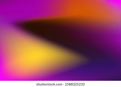 Vibrant Colorful Gradient Background With Abstract Artistic Design. purple, yellow, and orange colors that create a dynamic and artistic visual effect, perfect for modern designs, 