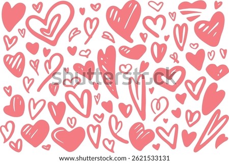 A Vibrant and Colorful Hearts Pattern that Perfectly Captures Love and Romance Themes