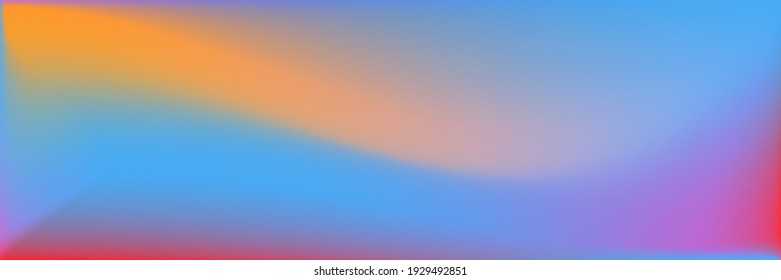 Vibrante Ilustración De Textura Multicolor Desdibujada. Malla de degradado ondulada en blanco de color. Diseño Moderno Brillante Natural. Fondo Desdibujado Del Mar Arcoiris. Malla Vivid Water Wavy Gradient.