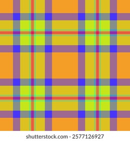 Vibrant, colorful plaid pattern.  Perfect for textile designs, website backgrounds, or any project needing a bold, geometric aesthetic.