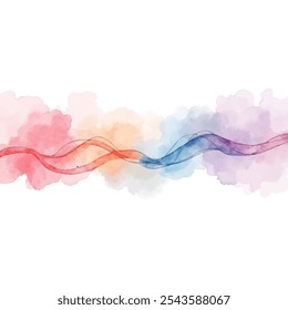 A vibrant and colorful watercolor background with a blend of pink, orange, yellow, and blue hues. Perfect for backgrounds, overlays, or artistic designs.