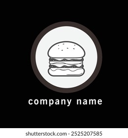 The vibrant colors of the burger logo make it instantly recognizable and appealing to food lovers.