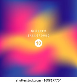 Vibrant colors gradient background for web interface, presentations, prints. Bright fluid effect holographic, soft blurry graphic design backdrop cover modern pattern, mesh smooth vector illustration 