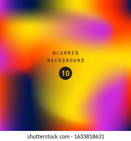 Vibrant colors gradient background for web interface, presentations, prints. Bright fluid effect holographic, soft blurry graphic design backdrop cover modern pattern, mesh smooth vector illustration 