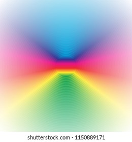 Vibrant colors and lines, abstract perspective background.