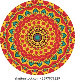 Vibrant Colors in Mandala Art