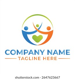 Vibrant Community Connection A Symbol of Unity, Support, and Shared Well being in a Circular and Heart Centered Design