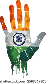 vibrant conceptual illustration for india's republic day celebration, featuring the national flag, ashoka chakra, and joyful citizens, symbolizing unity, diversity, and patriotic pride
