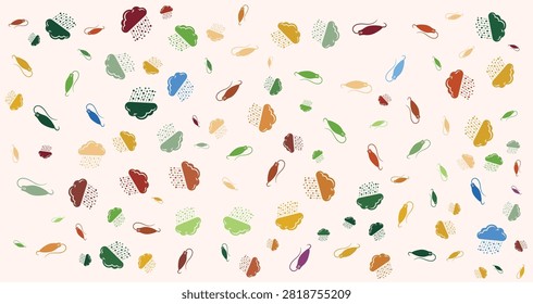 Vibrant confetti in various colors and shapes on a white surface perfect for festive events and celebration visuals