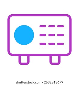 Vibrant, contemporary safe box graphic with rounded edges for web design
