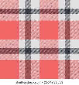 Vibrante patrón de coral y cuadros grises.  Perfecto para diseños textiles, moda, fondos de Sitio web o cualquier proyecto que necesite una sensación de estilo y textura.