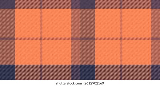 Vibrant coral and navy plaid pattern.  Perfect for textile design, fashion, autumnal themes, or background textures.  This classic check design offers a versatile and stylish aesthetic.