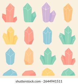Vibrant Coral Plant Set in Cool and Warm Tones