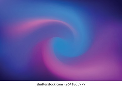 Vibrant Cosmic Swirl: Dynamic Blue and Purple Gradient Abstract Background Design