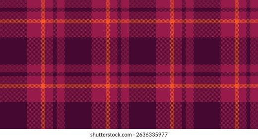 Vibrant crimson and burnt orange plaid pattern.  Perfect for autumnal designs, textile projects, or adding a touch of rustic warmth to your visuals.