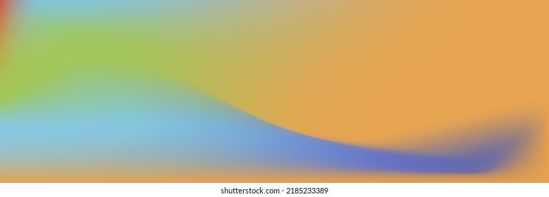 Vibrant Curve Rainbow Yellow Motion Blurry Texture. Wavy Smooth Red Fluid Gradient Mesh. Blue Flow Pastel Bright Purple Aquarelle Background. Liquid Green Blurry Orange Violet Gradient Background.