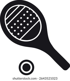 A vibrant design featuring a pickleball, possibly showcasing the sport's equipment