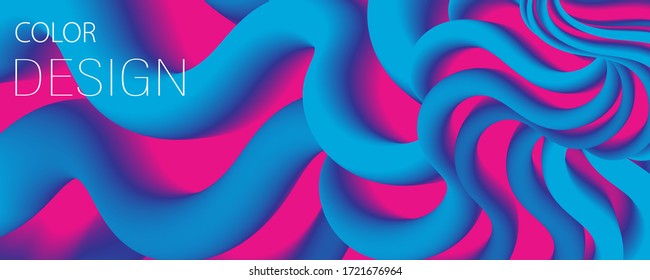 Vibrant Design. Liquid Color. Fluid Background. Colorful Futuristic Poster. Abstract Flow. Vibrant Color. Trendy Poster. Colorful Gradient. Ink Liquid. 3d Wave. Fluid Colors. Flow Wave.