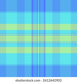 Vibrant, detailed tartan pattern with blues, yellows,  teals. A versatile textile design, great for backgrounds, overlays, or texture fills.