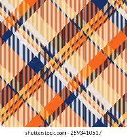 Vibrant diagonal plaid pattern in warm autumnal hues.  Perfect for textile design, fashion, or website backgrounds.