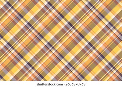 Vibrant diagonal plaid pattern in warm autumnal hues.  Perfect for fallthemed designs, textiles, websites, and packaging.