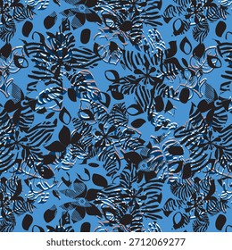 Vibrant digital abstract design featuring fluid shapes, bold color gradients, and dynamic textures, ideal for modern fabric printing, fashion patterns, and high-impact visual appeal prints.