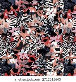 Un diseño abstracto digital vibrante con Formas fluidas, Gradientes atrevidos y texturas dinámicas, ideal para la impresión de telas modernas y aplicaciones textiles versátiles en mercados creativos.