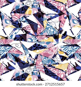 Un diseño abstracto digital vibrante con Formas fluidas, Gradientes atrevidos y texturas dinámicas, ideal para la impresión de telas modernas y aplicaciones textiles versátiles en mercados creativos.