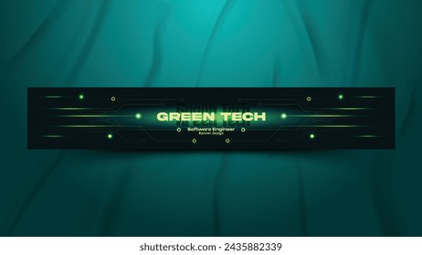 Vibrant digital banner showcases tech light effects, Abstract innovation, internet networks,  lines dots connection, AI big data, and seamless connections. Vector illustration.