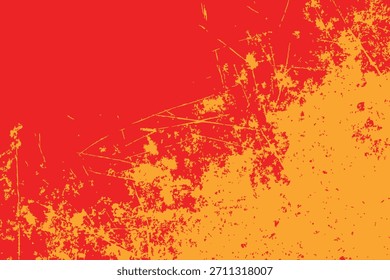 Vibrante textura angustiada naranja-roja con líneas raspadas y efectos de superficie arenosos. Ideal para fondos abstractos, superposiciones y Diseño gráfico moderno.