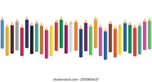 A Vibrant and Diverse Collection of Colored Pencils Perfect for All Your Creative Projects