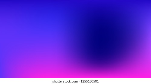 Vibrant Dreamy Purple Blue Gradient Vector Background. Color Overlay, Sunrise, Sunset, Sky, Water Neon Design Element.