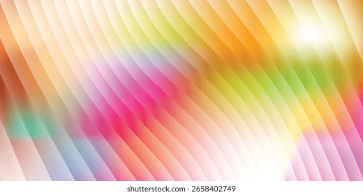 Vibrant dreamy rainbow blur texture with light ripple waves and soft glowing abstract glass distortion