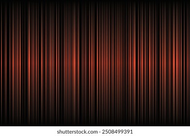 Vibrant and dynamic abstract background featuring thin, vertical red and orange lines on a black backdrop. Perfect for modern, tech-related designs.