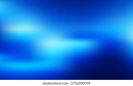 Vibrant Dynamic Blue and Cyan Abstract Background, Smooth Electric Cool Tones Gradient Wallpaper