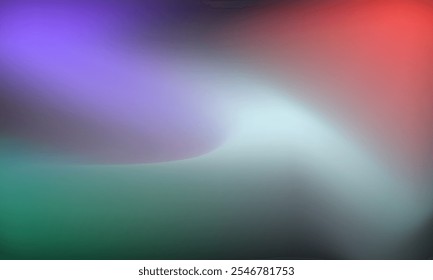 A vibrant and dynamic gradient background with a blend of blue, green, and red hues.